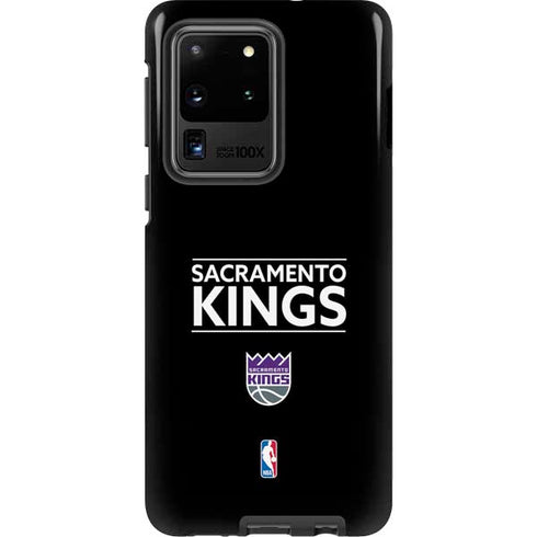 NBA Sacramento Kings Standard - Black Galaxy S20 Ultra 5G Pro Case