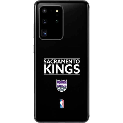 NBA Sacramento Kings Standard - Black Galaxy S20 Ultra 5G Skin