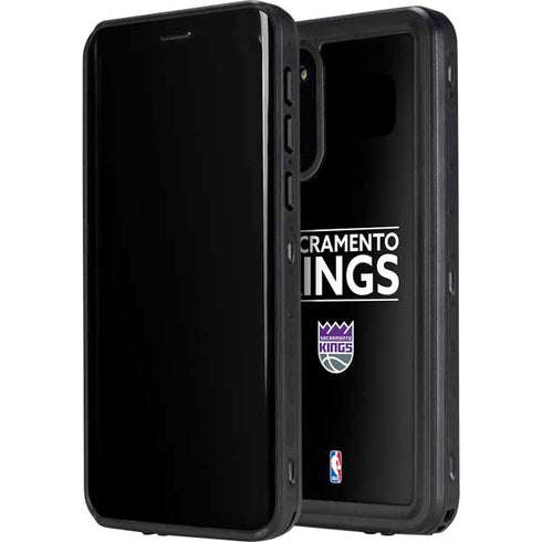 NBA Sacramento Kings Standard - Black Galaxy S20 Waterproof Case