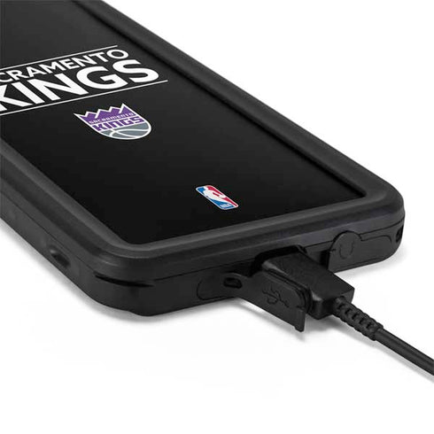 NBA Sacramento Kings Standard - Black Galaxy S20 Waterproof Case