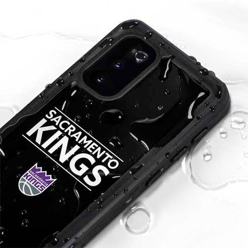 NBA Sacramento Kings Standard - Black Galaxy S20 Waterproof Case