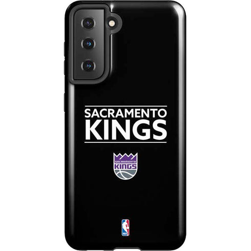 NBA Sacramento Kings Standard - Black Galaxy S21 5G Pro Case