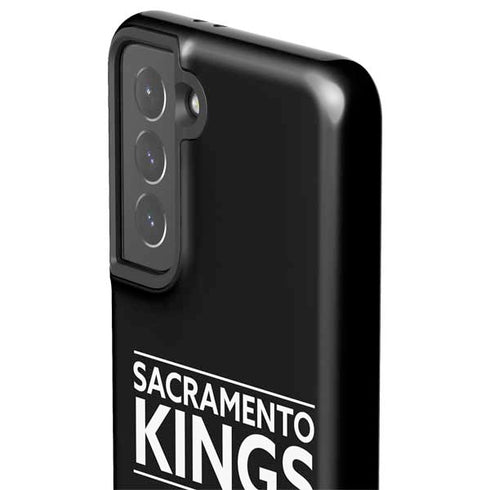 NBA Sacramento Kings Standard - Black Galaxy S21 5G Pro Case