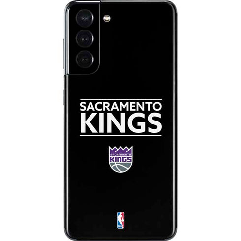 NBA Sacramento Kings Standard - Black Galaxy S21 5G Skin