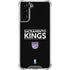 NBA Sacramento Kings Standard - Black Galaxy S21 FE Clear Case