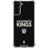 NBA Sacramento Kings Standard - Black Galaxy S21 Plus 5G Clear Case