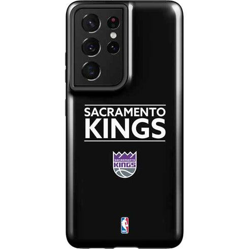 NBA Sacramento Kings Standard - Black Galaxy S21 Ultra 5G Pro Case