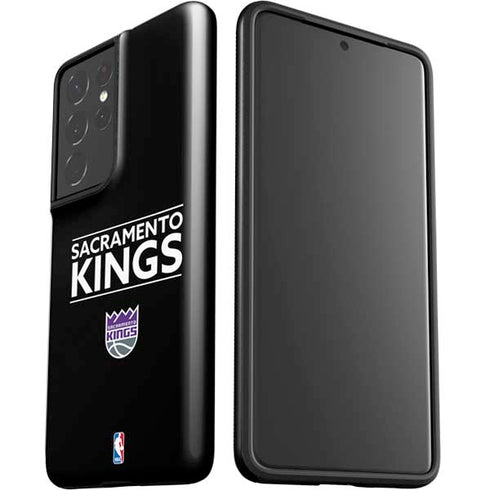 NBA Sacramento Kings Standard - Black Galaxy S21 Ultra 5G Pro Case