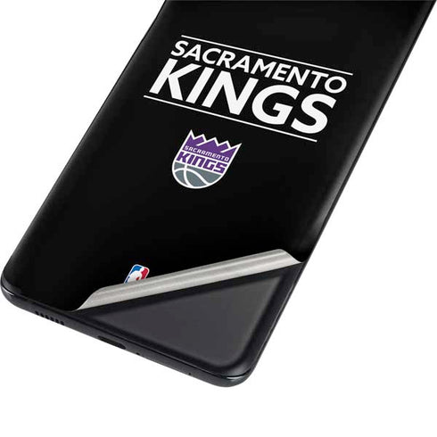 NBA Sacramento Kings Standard - Black Galaxy S21 Ultra 5G Skin
