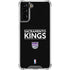 NBA Sacramento Kings Standard - Black Galaxy S22 Plus Clear Case