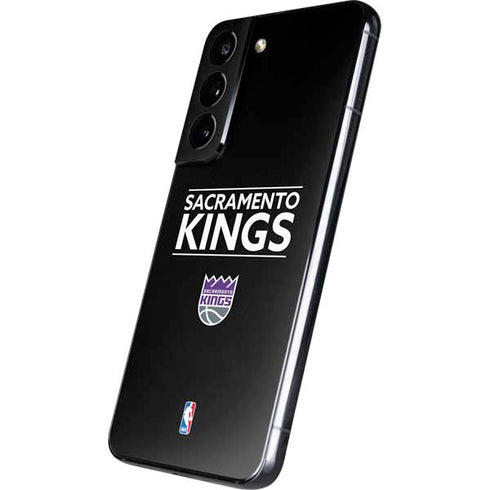 NBA Sacramento Kings Standard - Black Galaxy S22 Skin