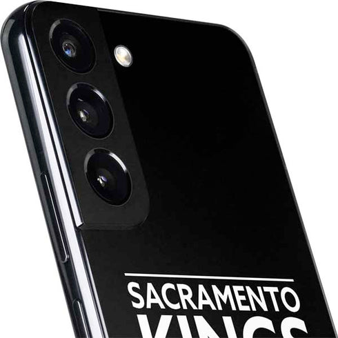NBA Sacramento Kings Standard - Black Galaxy S22 Skin
