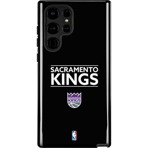 NBA Sacramento Kings Standard - Black Galaxy S22 Ultra Pro Case