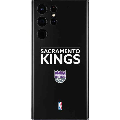 NBA Sacramento Kings Standard - Black Galaxy S22 Ultra Skin