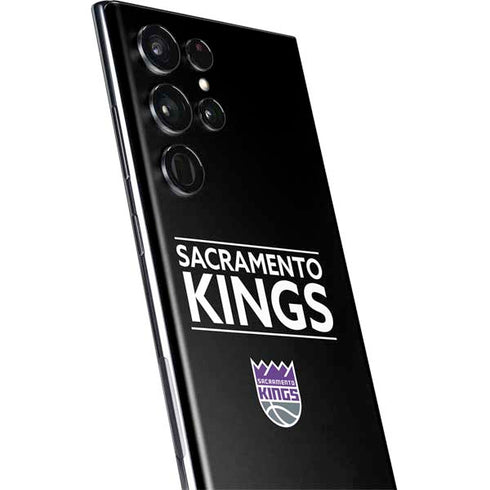 NBA Sacramento Kings Standard - Black Galaxy S22 Ultra Skin