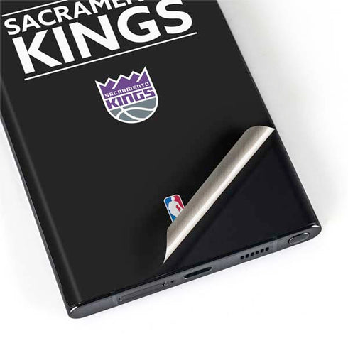 NBA Sacramento Kings Standard - Black Galaxy S22 Ultra Skin