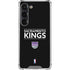NBA Sacramento Kings Standard - Black Galaxy S23 Clear Case