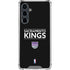 NBA Sacramento Kings Standard - Black Galaxy S23 FE Clear Case