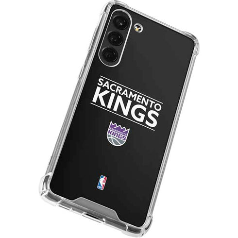 NBA Sacramento Kings Standard - Black Galaxy S23 Plus Clear Case