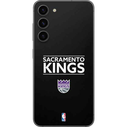 NBA Sacramento Kings Standard - Black Galaxy S23 Plus Skin