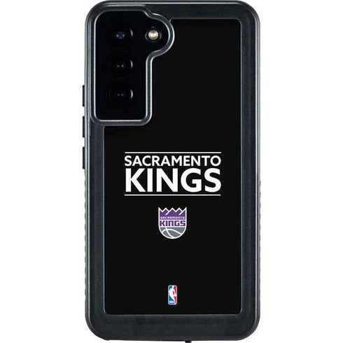 NBA Sacramento Kings Standard - Black Galaxy S23 Plus Waterproof Case