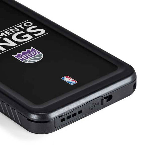 NBA Sacramento Kings Standard - Black Galaxy S23 Plus Waterproof Case