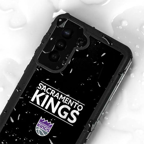 NBA Sacramento Kings Standard - Black Galaxy S23 Plus Waterproof Case