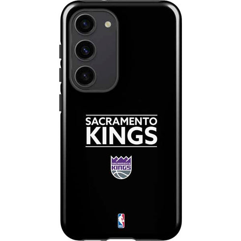 NBA Sacramento Kings Standard - Black Galaxy S23 Pro Case