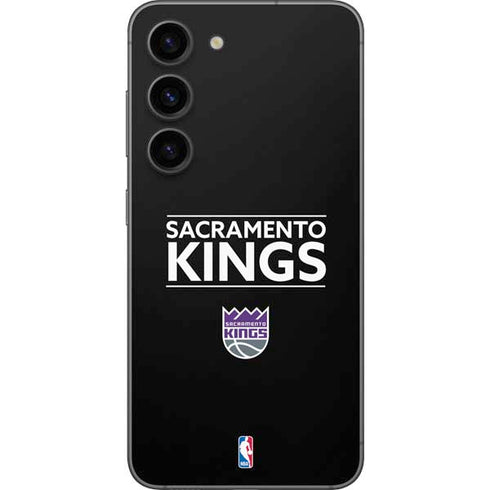 NBA Sacramento Kings Standard - Black Galaxy S23 Skin