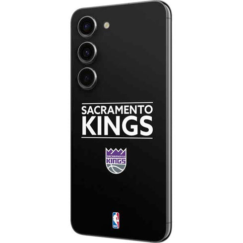 NBA Sacramento Kings Standard - Black Galaxy S23 Skin