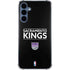 NBA Sacramento Kings Standard - Black Galaxy S24 Clear Case