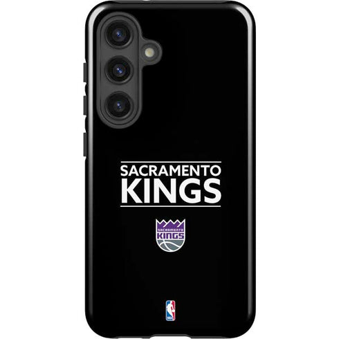 NBA Sacramento Kings Standard - Black Galaxy S24 Impact Case