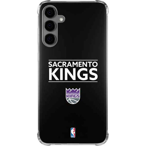 NBA Sacramento Kings Standard - Black Galaxy S24 Plus Clear Case
