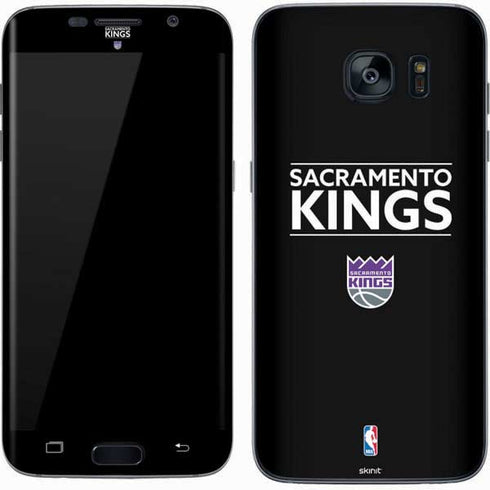 NBA Sacramento Kings Standard - Black Galaxy S7 Skin