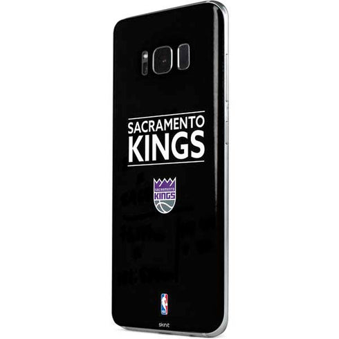 NBA Sacramento Kings Standard - Black Galaxy S8 Plus Skin