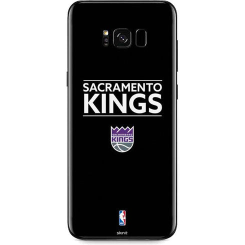 NBA Sacramento Kings Standard - Black Galaxy S8 Skin