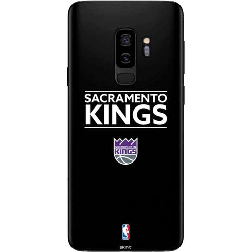 NBA Sacramento Kings Standard - Black Galaxy S9 Plus Skin