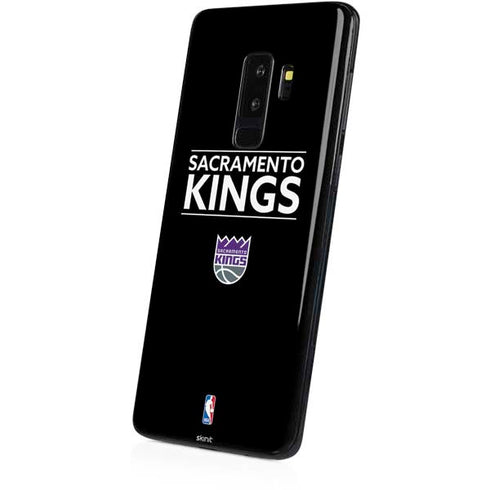 NBA Sacramento Kings Standard - Black Galaxy S9 Plus Skin