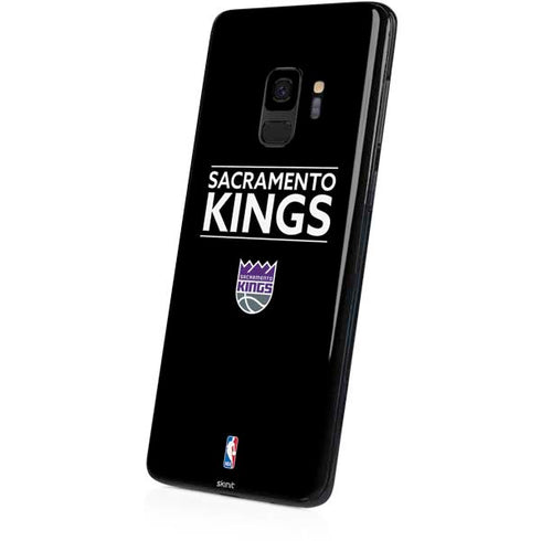 NBA Sacramento Kings Standard - Black Galaxy S9 Skin