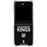 NBA Sacramento Kings Standard - Black Galaxy Z Flip5 5G Clear Case