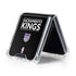 NBA Sacramento Kings Standard - Black Galaxy Z Flip5 5G Clear Case