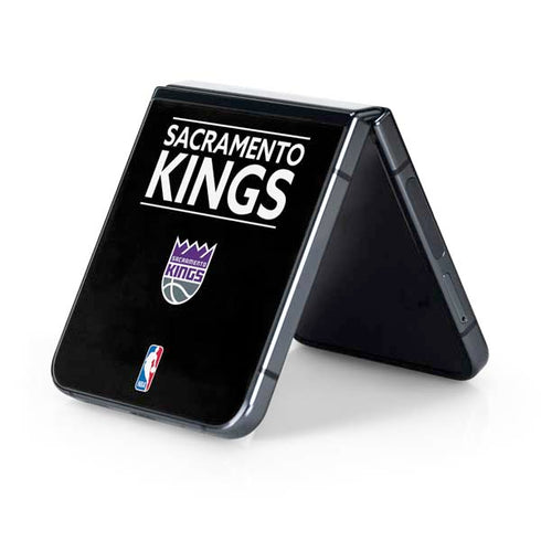 NBA Sacramento Kings Standard - Black Galaxy Z Flip5 5G Skin