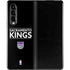 NBA Sacramento Kings Standard - Black Galaxy Z Fold3 5G Skin