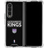 NBA Sacramento Kings Standard - Black Galaxy Z Fold4 5G Clear Case