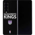 NBA Sacramento Kings Standard - Black Galaxy Z Fold4 5G Skin