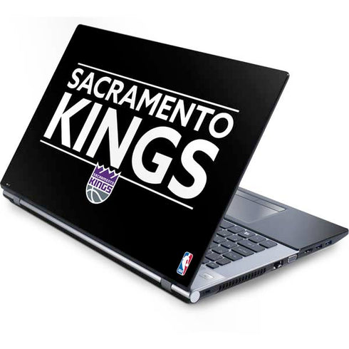 NBA Sacramento Kings Standard - Black Generic Laptop Skin