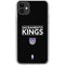 NBA Sacramento Kings Standard - Black iPhone 11 Clear Case