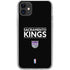 NBA Sacramento Kings Standard - Black iPhone 11 Clear Case