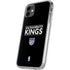 NBA Sacramento Kings Standard - Black iPhone 11 Clear Case