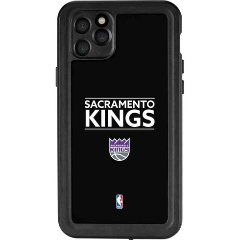 NBA Sacramento Kings Standard - Black iPhone 11 Pro Max Waterproof Case